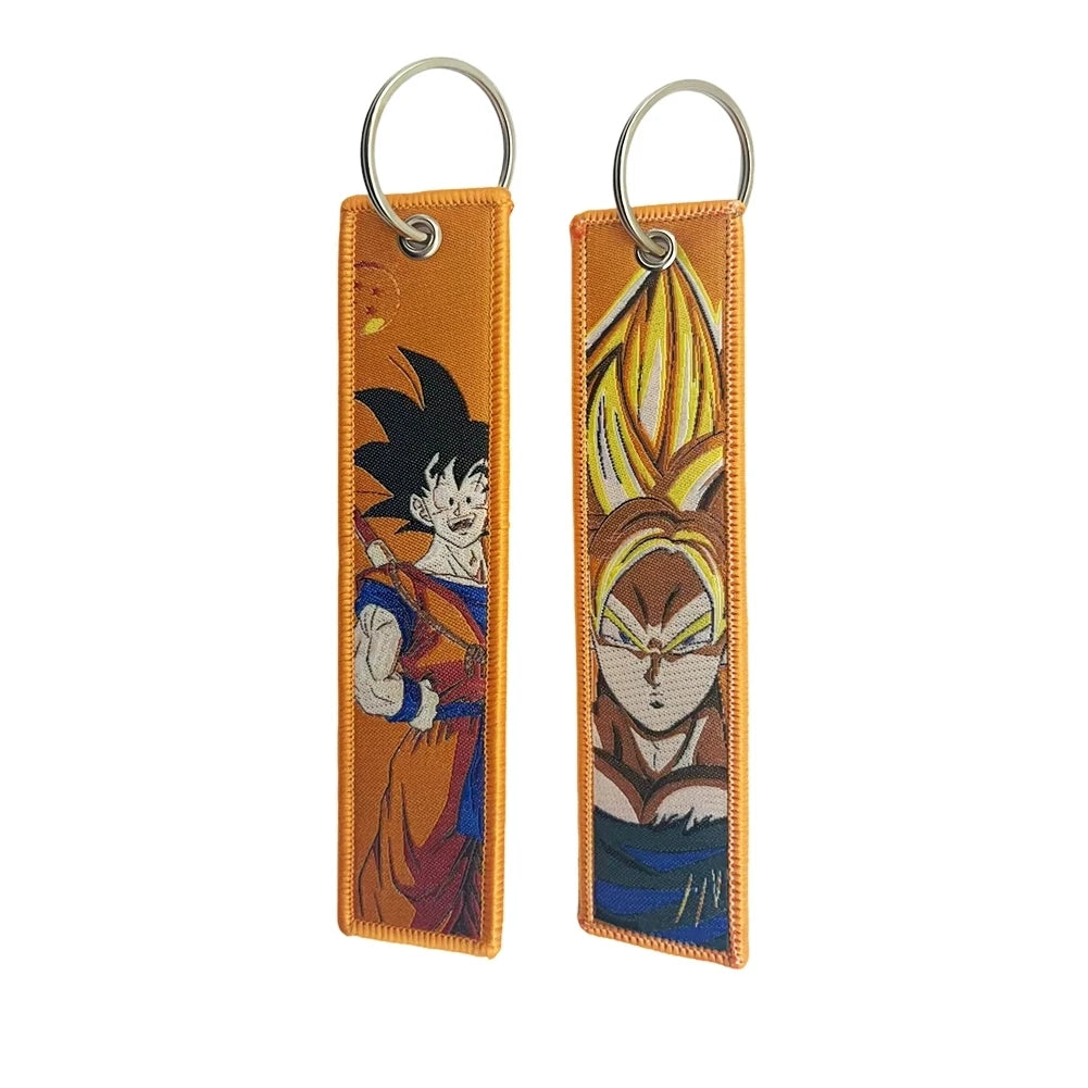 Dragon Ball Keychains Embroidered