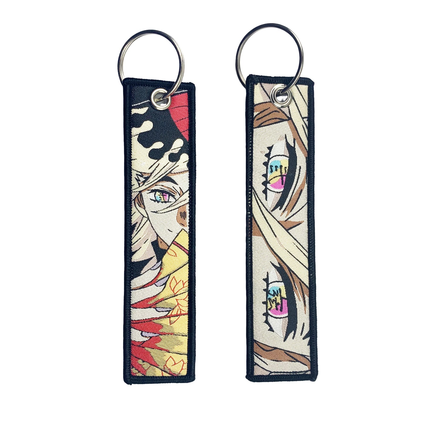 Kimetsu No Yaiba Keychains Embroidered