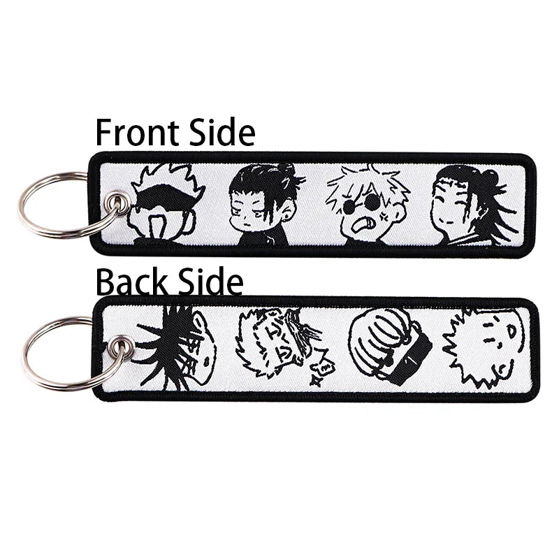 Jujutsu Kaisen Keychains Embroidered