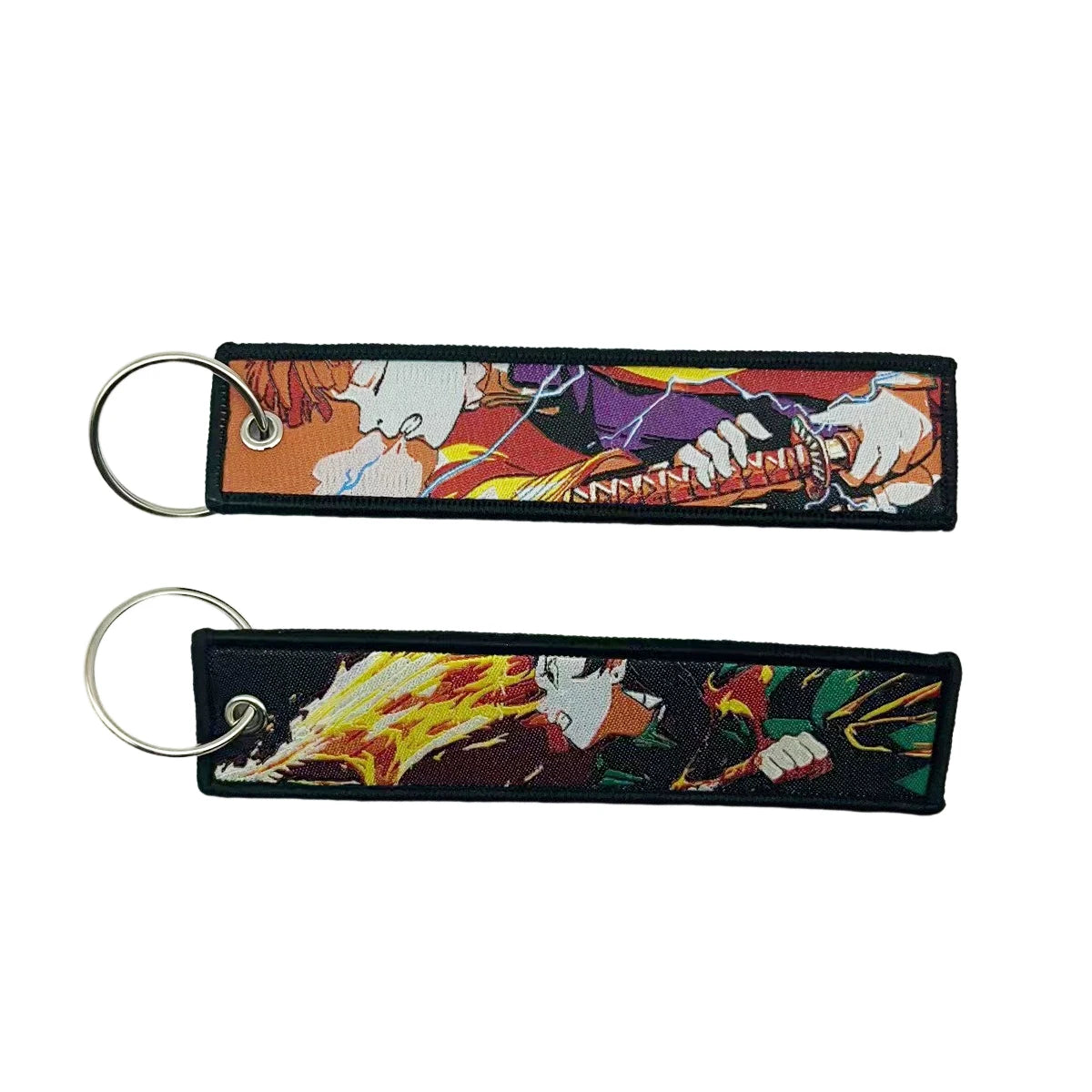 Kimetsu No Yaiba Keychains Embroidered