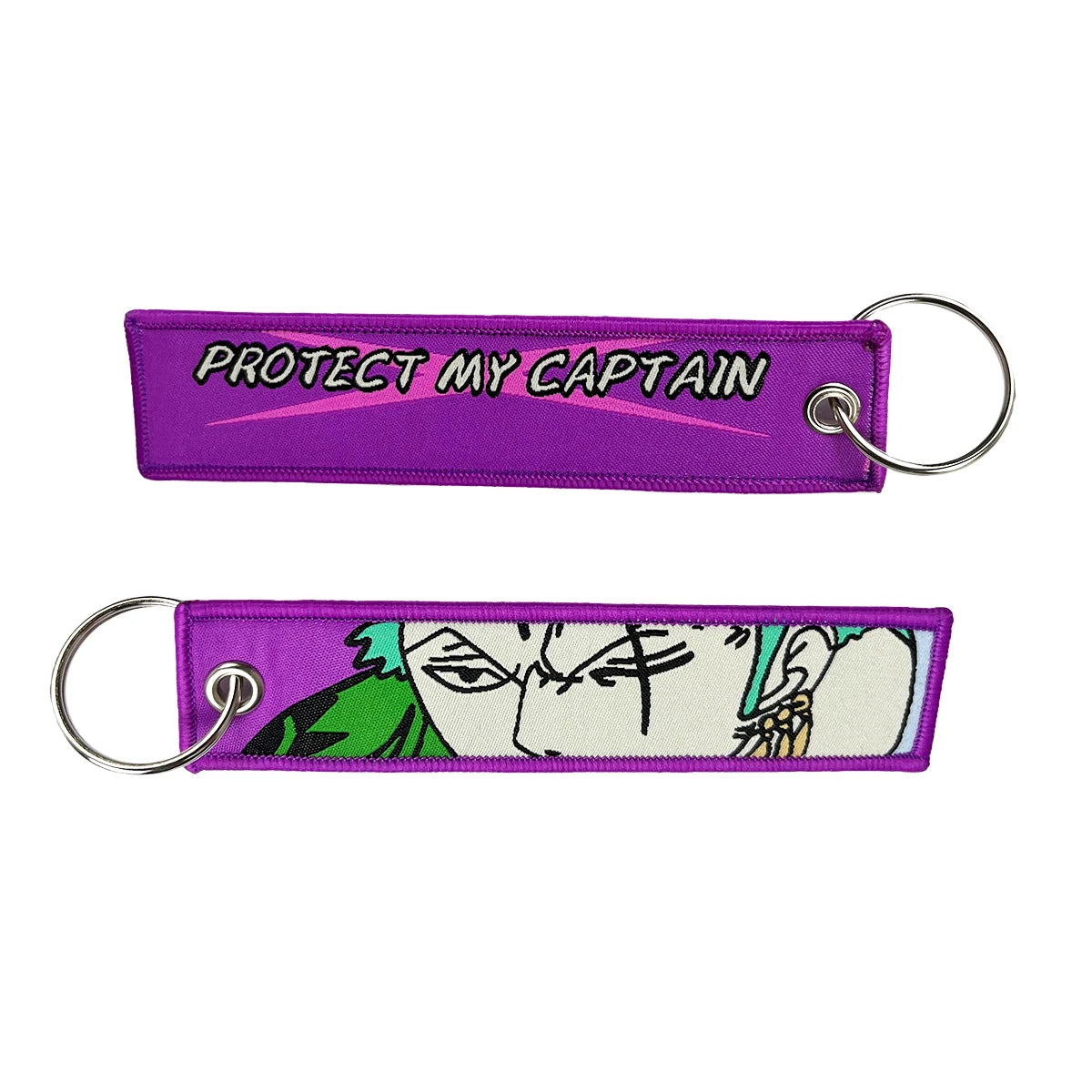 One Piece Keychains Embroidered