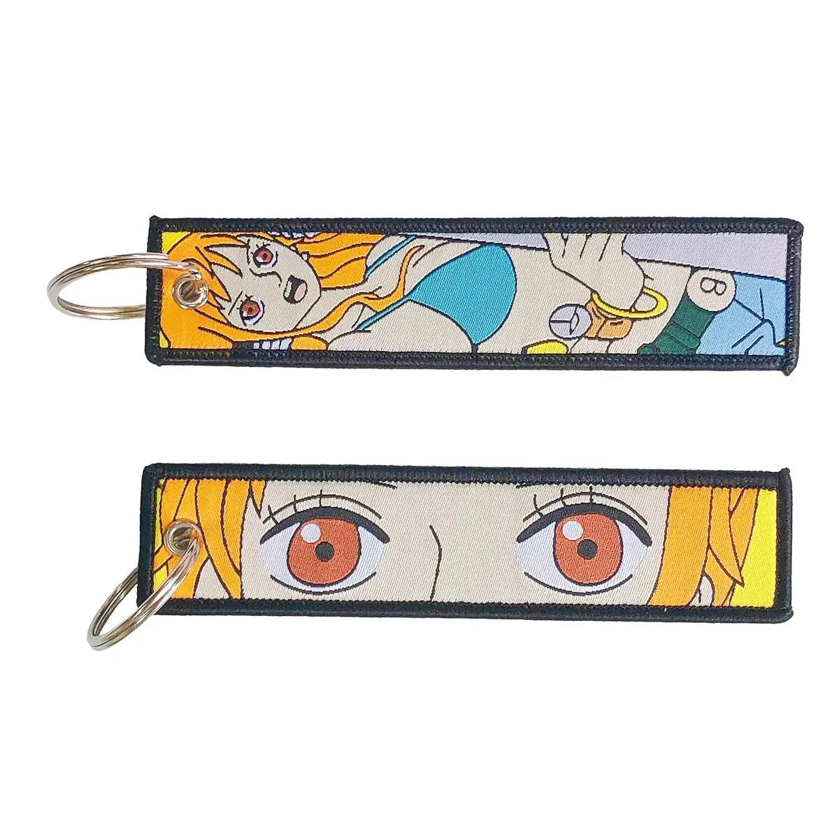 One Piece Keychains Embroidered