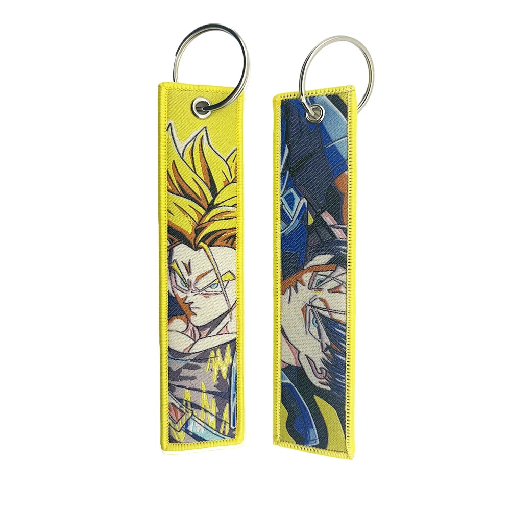 Dragon Ball Keychains Embroidered