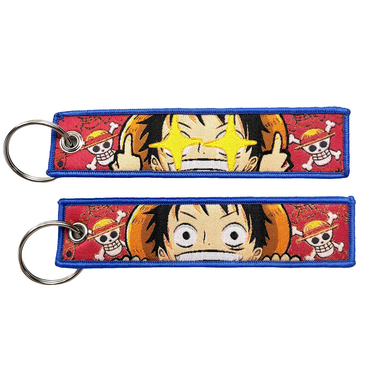 One Piece Keychains Embroidered