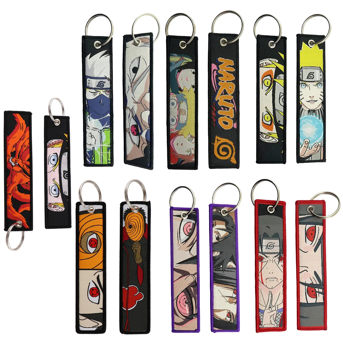 Naruto Keychains Embroidered