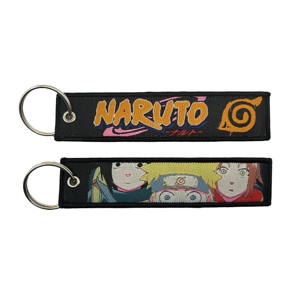 Naruto Keychains Embroidered