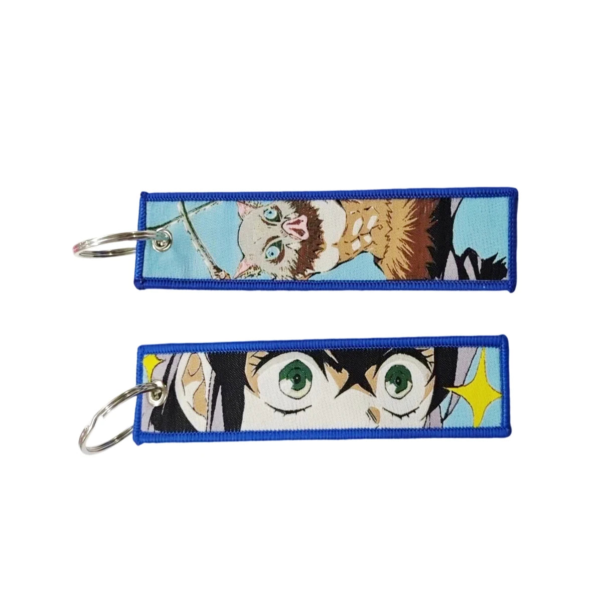 Kimetsu No Yaiba Keychains Embroidered