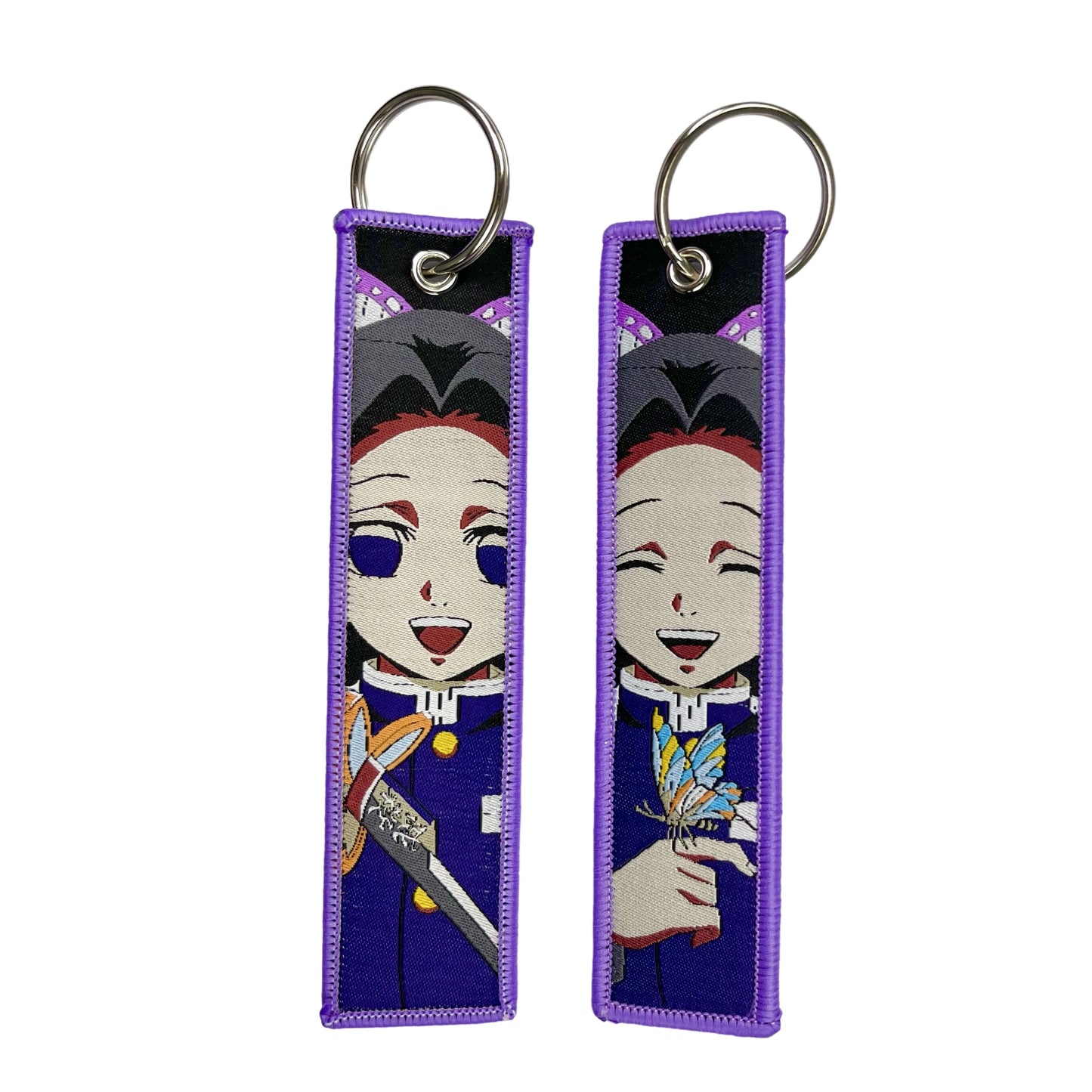 Kimetsu No Yaiba Keychains Embroidered