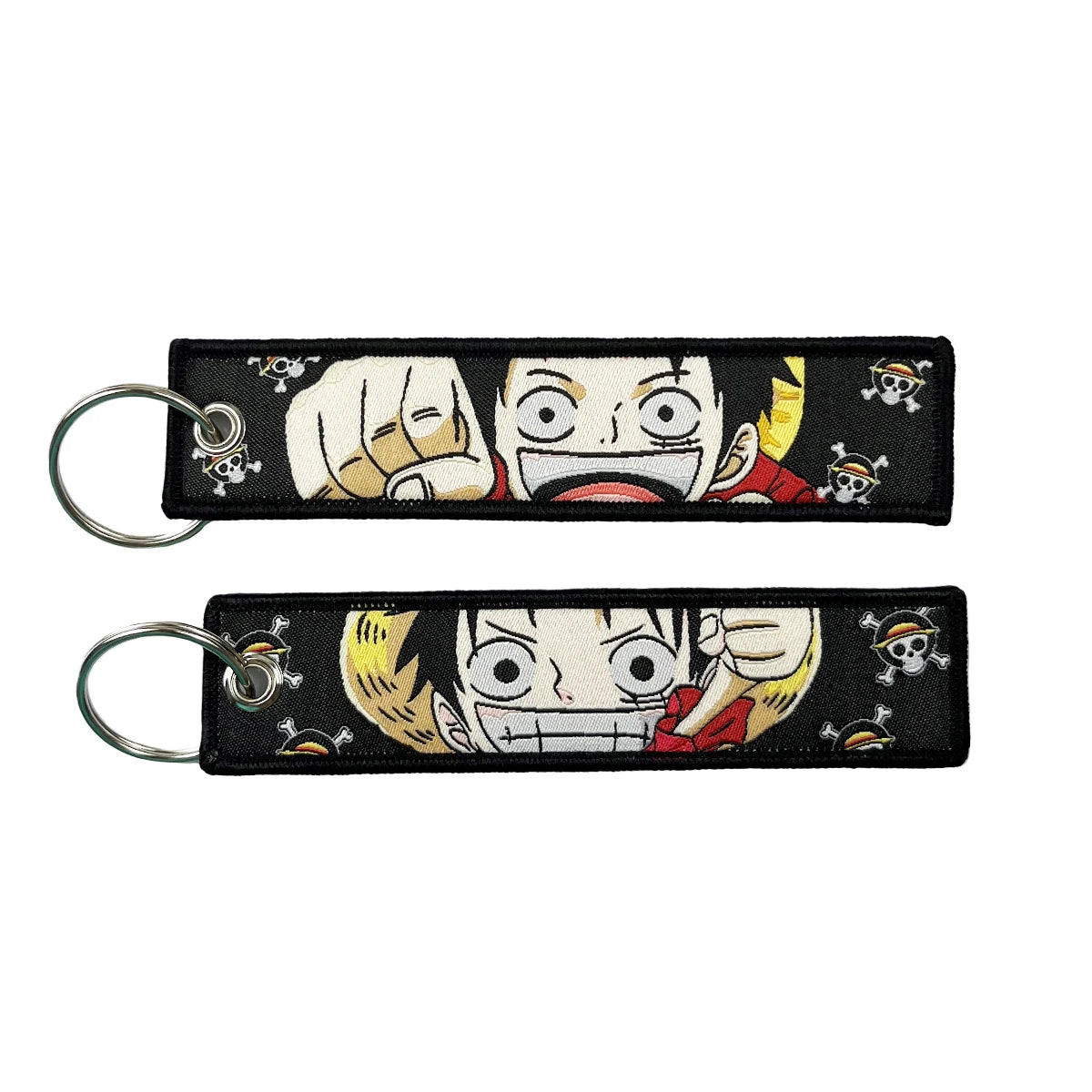 One Piece Keychains Embroidered